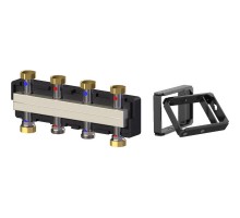 Коллектор распределительный до 3 насосных групп, нерж сталь (с комплектом кронштейнов) M66301.921RU