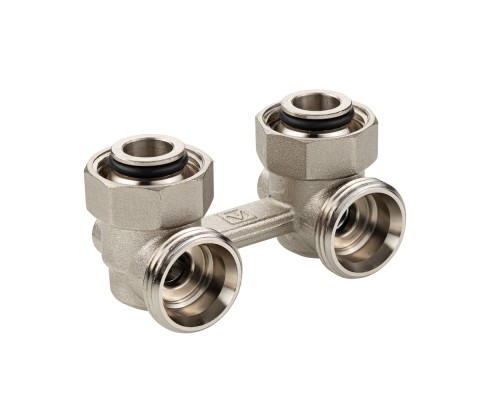 Узел угловой для нижнего подключения радиатора (без адаптеров) 3/4" Евроконус VT.345.ANE.05