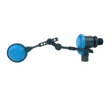 Клапан поплавковый 1" VLF-100  (0,2–6 бар, материал: PC-ABS-POM-NYLON, Присоед. размер -1" нар.)