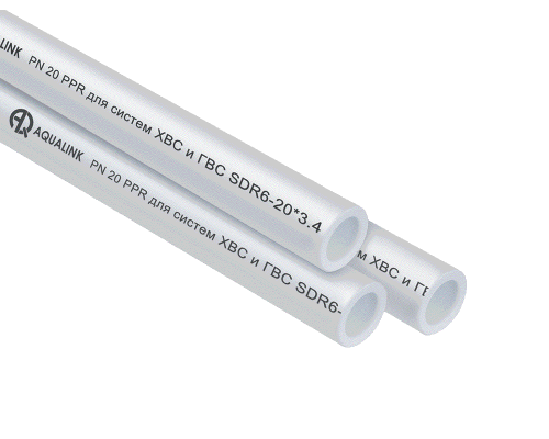 Труба PN20 25 х 4,2 для холодной и горячей воды 2 м (AQUALINK 50)