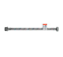 Подводка гибкая для воды FM 120 cтальная оплетка латун.гайка (AQualine  50/10)