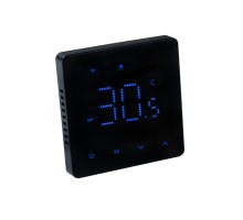 Комнатный WIFI-хронотермостат  для электрического теплого пола (черный) VT.AC608.B.0
