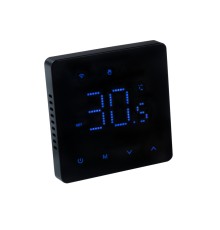 Комнатный WIFI-хронотермостат  для электрического теплого пола (черный) VT.AC608.B.0
