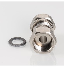 Соединитель обжимной с накидной гайкой 16х1/2" VTm.322.N.001604