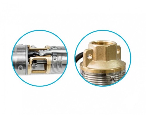 Погружной скваж. насос ECO-7 (2.2kW, 1 м) + ПУЛЬТ, к (Кабель-1 м, 1 1/4", d- 96мм х 1430мм, 2200Вт, Нmax -149м , Qmax - 100 л/мин)