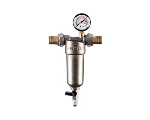 Фильтр Гейзер-Бастион 122 3/4" (с манометром для горячей воды, d60) ( с манометром, для горячей воды воды, d60 )