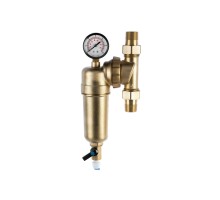 Фильтр Гейзер-Бастион 7508095201 (3/4 для горячей воды, с поворотным механизмом, манометром, d60) (  3/4 для горячей воды, с поворотным механизмом, ма