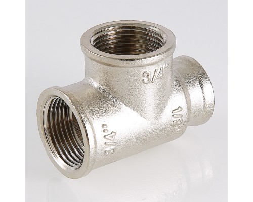 Тройник переходной 3/4"х1/2"х1/2" вн.-вн.-вн. VTr.750.RN.050404