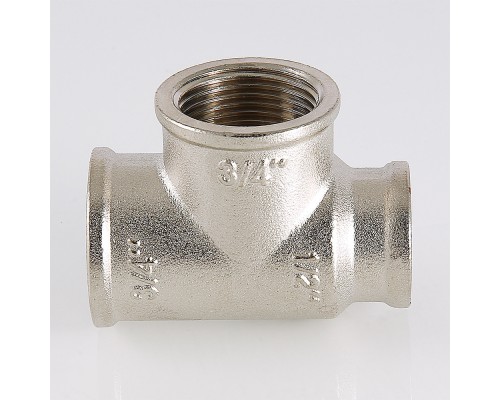 Тройник переходной 3/4"х1/2"х1/2" вн.-вн.-вн. VTr.750.RN.050404