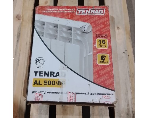 Радиатор алюминиевый TENRAD 500/80 5-секций TNRD.58/5