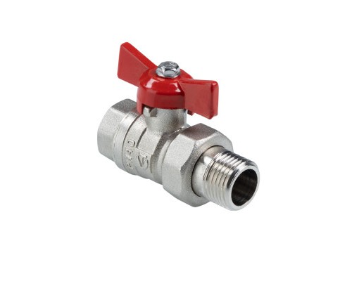 Кран шаровой СТАНДАРТ ГОСТ, с полусгоном 1", вн.-нар. (PN40) VT.127.N.06