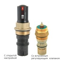 Картридж с встр.рег.клап. для корп. 1/2" или 3/4", 30-400 кПа, 64-1110 л/ч, Черн. (590124)   VT.PICC.G.036