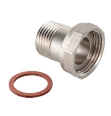 Полусгон прямой с накидной гайкой, 3/4"x1/2" (1/1) VTr.613.N.0504