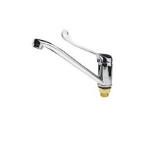 Смеситель "АМУР" с хирургической ручкой,  д/к шар.40мм. п/г, излив 25 см