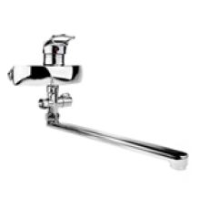 Смеситель д/в. шар.40мм., див-р картриджный, L-нос-30см., шланг 1,5 м, лейка