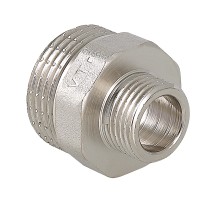 Ниппель переходной 3/8"х1/4" нар.-нар. (10/1000) VTr.580.N.0302