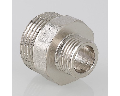 Ниппель переходной 3/8"х1/4" нар.-нар. (10/1000) VTr.580.N.0302