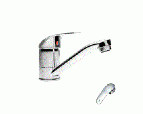 Смеситель «МИРАЖ» для кухни, латунь, картридж 35 мм, под шпильку (20/5)