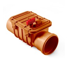НАРУЖ PP Обратный клапан для канализации 110   1/8 Pro Aqua Terra