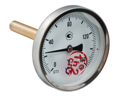 Термометр БТ-31 Dy63 с задн. подкл., 1/2" 0-160* БT-31-160