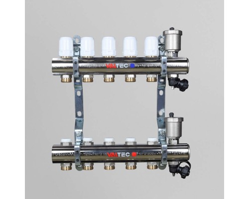 Коллекторная группа в сборе, 1"х11 вых. Евроконус 3/4" (/) VTc.594.EMNX.0611