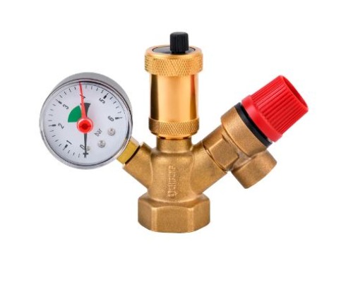 Группа безопасности котла 1" - 1/2" СЛИМ UNIPUMP