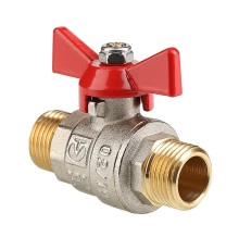 Кран шар. BASE, рукоятка бабочка 1" нар.-нар. VT.219S.N.06 (аналог VT.219.N.06)