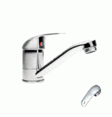 Смеситель «МИРАЖ» для кухни, латунь, картридж 35 мм, под шпильку (20/5)