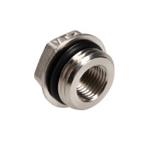 Фитинг резьбовой, футорка коллекторная 3/4"х1/4" нар.-вн. VTr.585.N.0502