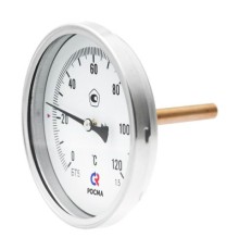 Термометр БT-51 Dy64 с задн. подкл., 1/2" 0-120* БТ-51