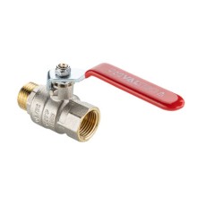 Кран шаровой BASE-ГОСТ полнопроходной  с рукояткой-рычагом  вн.-нар. DN25, PN40, 1" VT.215S.N.06